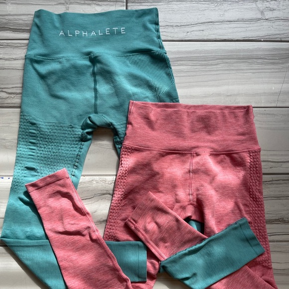 Alphalete leggings bundle 💗💙 - Picture 3 of 3